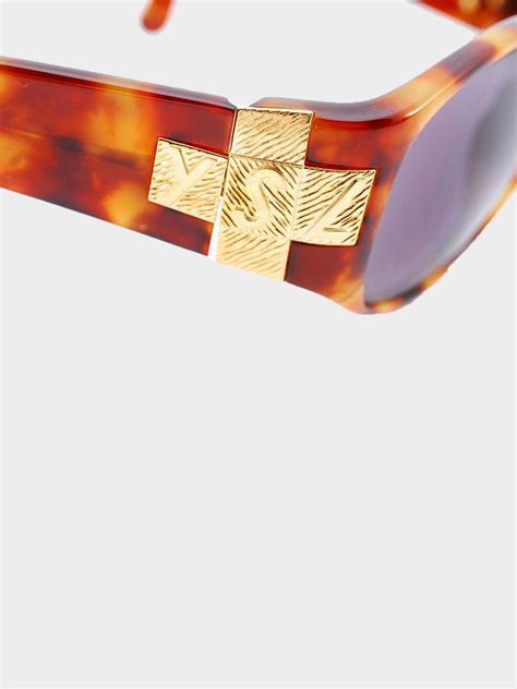 Yves Saint Laurent Tortoise Shell Sunglasses 